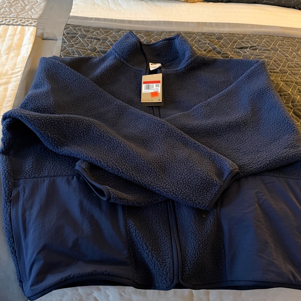 Nike Dark Blue Fleece Jacket